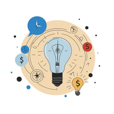 Free Lightbulb Symbolizing Ideas And Innovation  AI Image