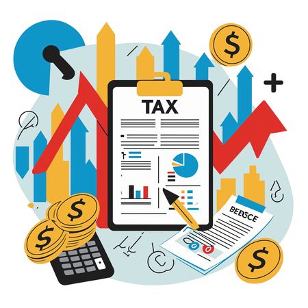 Free Tax And Financial Growth  AI Image
