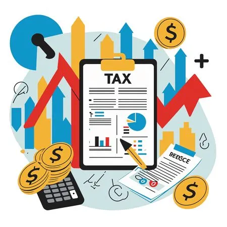 Free Tax And Financial Growth  AI Image