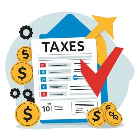 Free Tax Document With Financial plans  AI Image